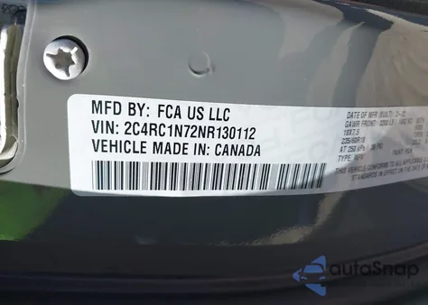 2022 Chrysler Pacifica Hybrid Pinnacle from USA, damaged, VIN 2C4RC1N72NR130112